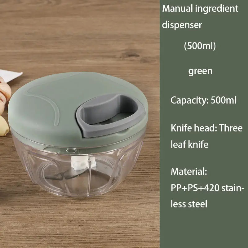 STAINLESS MANUAL CHOPPER - QUICK FOOD PREP SOLUTION