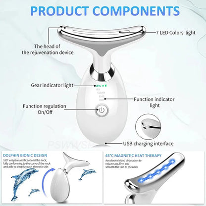 THERMAL FACE AND NECK LIFTING HANDSET