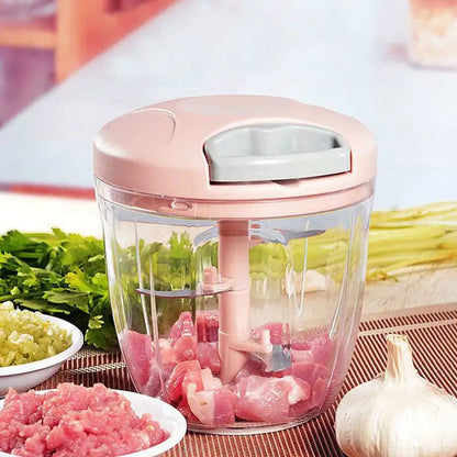 STAINLESS MANUAL CHOPPER - QUICK FOOD PREP SOLUTION