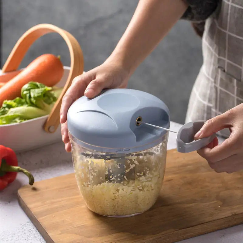 STAINLESS MANUAL CHOPPER - QUICK FOOD PREP SOLUTION